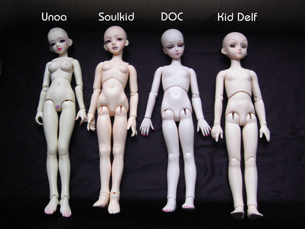 Comparatifs corps entre bjd : images et liens (galerie) Compartatif1